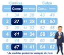 Conjunto Social Pajem Camisa Branca Calça e Susp. Azul Claro
