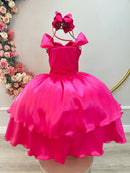Fantasia Infantil Pink Princesa Aurora Barbie Bela Adormecida