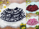 Saia Infantil de Flanela Xadrez Varias Cores