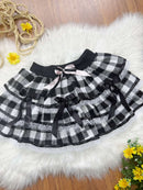 Saia Infantil de Flanela Xadrez Varias Cores