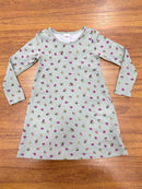 Vestido Infantil Estampa Flores Primavera Luxo