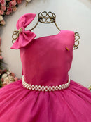 Vestido Infantil Longo Pink Luxo Daminhas Formaturas