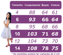 Vestido Infantil Longo Rosa Daminhas de Honra C/ Apliques
