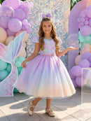 Vestido Infantil Bella Child Sereia