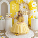 Vestido Bella Child Laize Amarelo