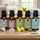 Super Kit 5 Essências A Base Água Hidrossolúvel 30ml Difusor Escolha