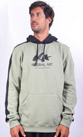 Moletom Canguru Fechado Stripe Banner