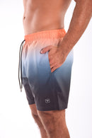 Short Volley 17" Blue Fade
