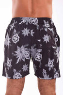 Short Volley 17" Marine Flower