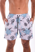 Short Volley 17" Marine Flower