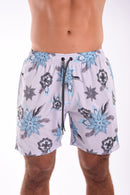 Short Volley 17" Marine Flower