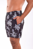 Short Volley 17" Marine Flower