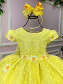 Vestido Marie Jardim Encantado Margaridas + Saiote