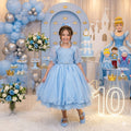 Vestido Bella Child Laize Azul Bebe
