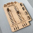 Marcador de Truco em MDF 11x16cm placar e melhor de três