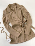 Max Blazer em Louis Twill Transpassado com Amarração Ref. 1933