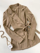 Max Blazer em Louis Twill Transpassado com Amarração Ref. 1933