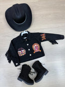 Jaqueta Blogueirinha Boiadeira Preto