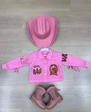 Jaqueta Blogueirinha Boiadeira Rosa
