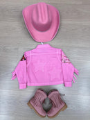 Jaqueta Blogueirinha Boiadeira Rosa