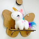 Nicho infantil Borboleta MDF cru prateleira