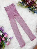 Meia Calça Infantil Algodão Rose Fio 80