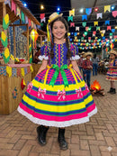 Vestido Marie Junino Luxo Arraiá da Farra