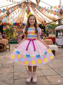Vestido Marie Junino Luxo Arraia da Docura