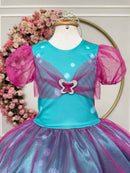 Fantasia Infantil Princesa Pequena Sereia Ariel Festas