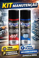 Kit Desengripante + Limpa Contato Onyx 400ml Spray Anticorrosivo e Limpeza Elétrica