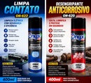 Kit Desengripante + Limpa Contato Onyx 400ml Spray Anticorrosivo e Limpeza Elétrica