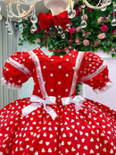 Vestido Junino Mimadine Luxo Larissa Vermelho
