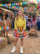 Saia Mini Miss Junino Fogueira do Sertão