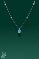 Colar Gota Azul