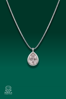 Colar Ponto Luz Gota Cristal