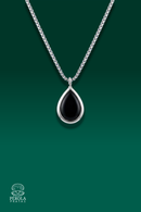 Colar Ponto Luz Gota Preto