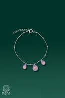 Pulseira Gotas Rosa