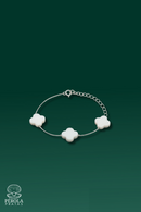 Pulseira Trevo Pérola