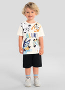 Camiseta da Bluey e Bingo ORIGINAL em Meia Malha BRANDILI licenciada Bluey - Camiseta infantil menino