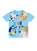 Camiseta da Bluey e Bingo ORIGINAL em Meia Malha BRANDILI licenciada Bluey - Camiseta infantil menino