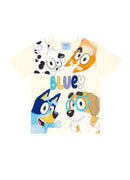 Camiseta da Bluey e Bingo ORIGINAL em Meia Malha BRANDILI licenciada Bluey - Camiseta infantil menino