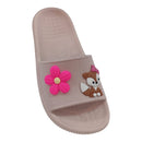 CHINELO FEMININO NUVEM RAPOSA CORPINHO FLOR PINK VERAO CONFORTO LEVE ANTIDERRAPANTE MAXX