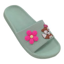 CHINELO FEMININO NUVEM RAPOSA CORPINHO FLOR PINK VERAO CONFORTO LEVE ANTIDERRAPANTE MAXX
