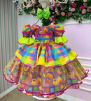 Vestido Marie Junino Luxo Quermesse Encanto da Fogueira