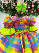 Vestido Marie Junino Luxo Quermesse Encanto da Fogueira