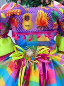 Vestido Marie Junino Luxo Quermesse Encanto da Fogueira