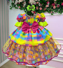 Vestido Marie Junino Luxo Quermesse Encanto da Fogueira