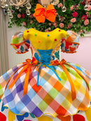 Vestido Marie Junino Luxo Quermesse Doce do Arraia