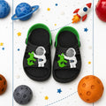 sandalia papete infantil masculina confortavel antiderrapante astronauta alien foguete