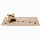 Kit Peseira Pet Impermeável Para Cama Casal Padrão 04 pçs